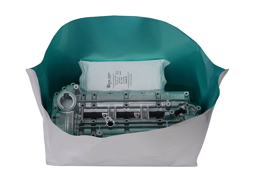 Aluverbundfolie als Exportverpackung