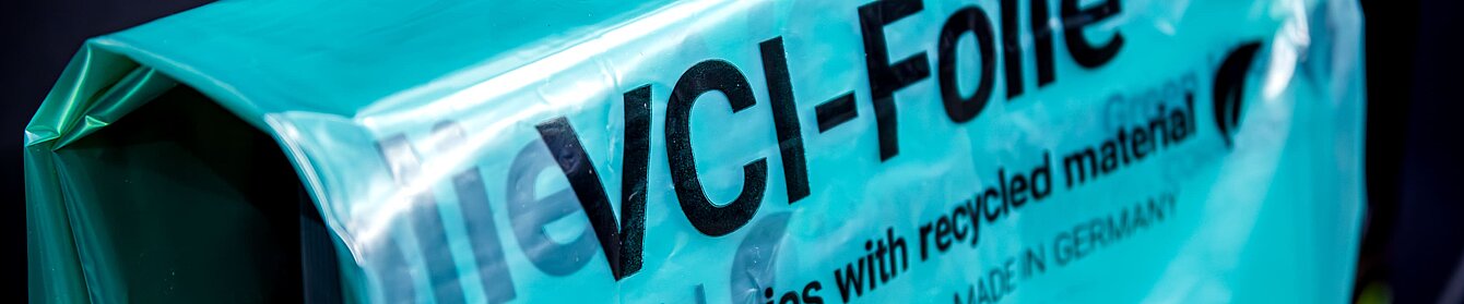 VCI-Folie mit PCR-Anteil