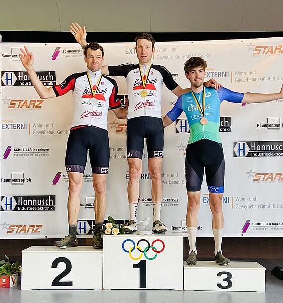 Sieger im Radrennen